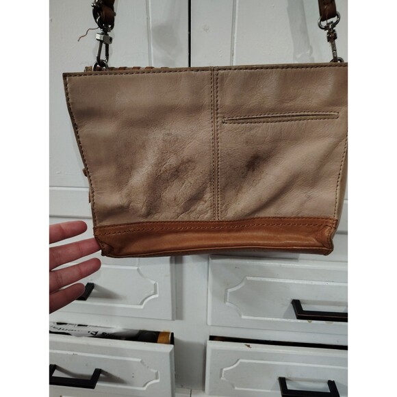 The SAK Iris Demi 3-way Clutch Crossbody Shoulder Handbag - Tan / Brown - Picture 3 of 7